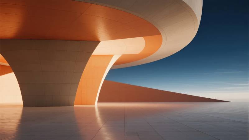 流线建筑之美图片