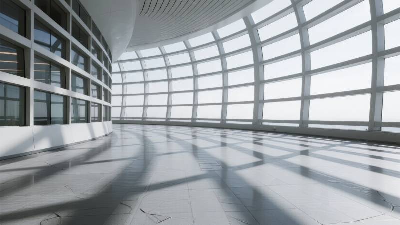 现代建筑光影空间图片