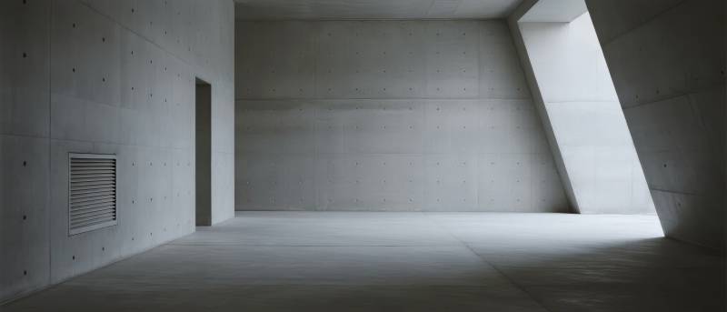 混凝土空间静谧感图片