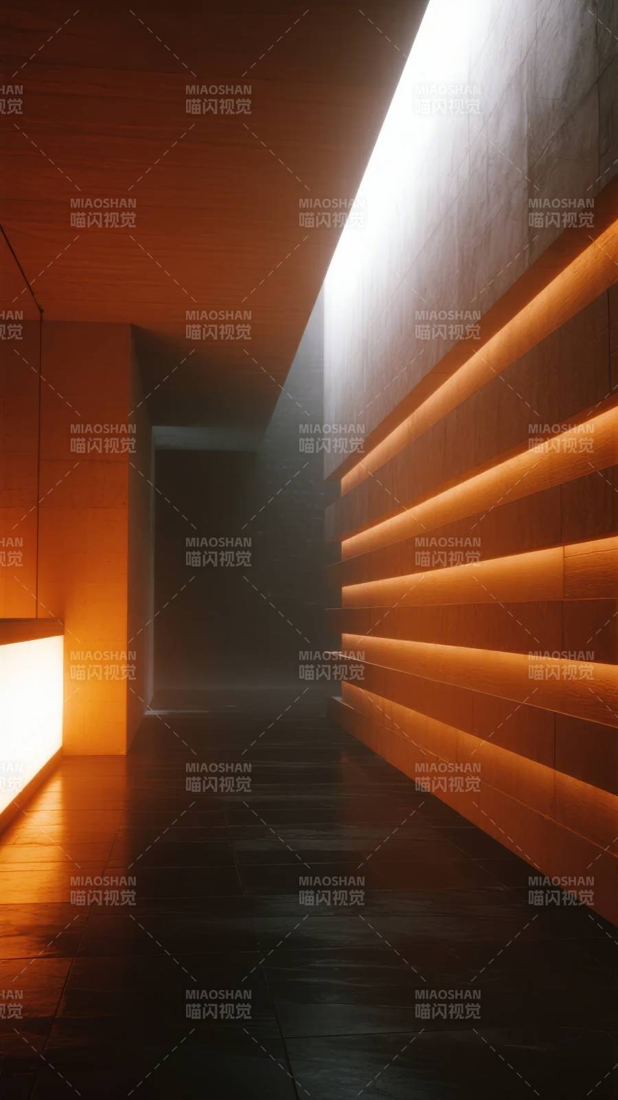 光影走廊图片