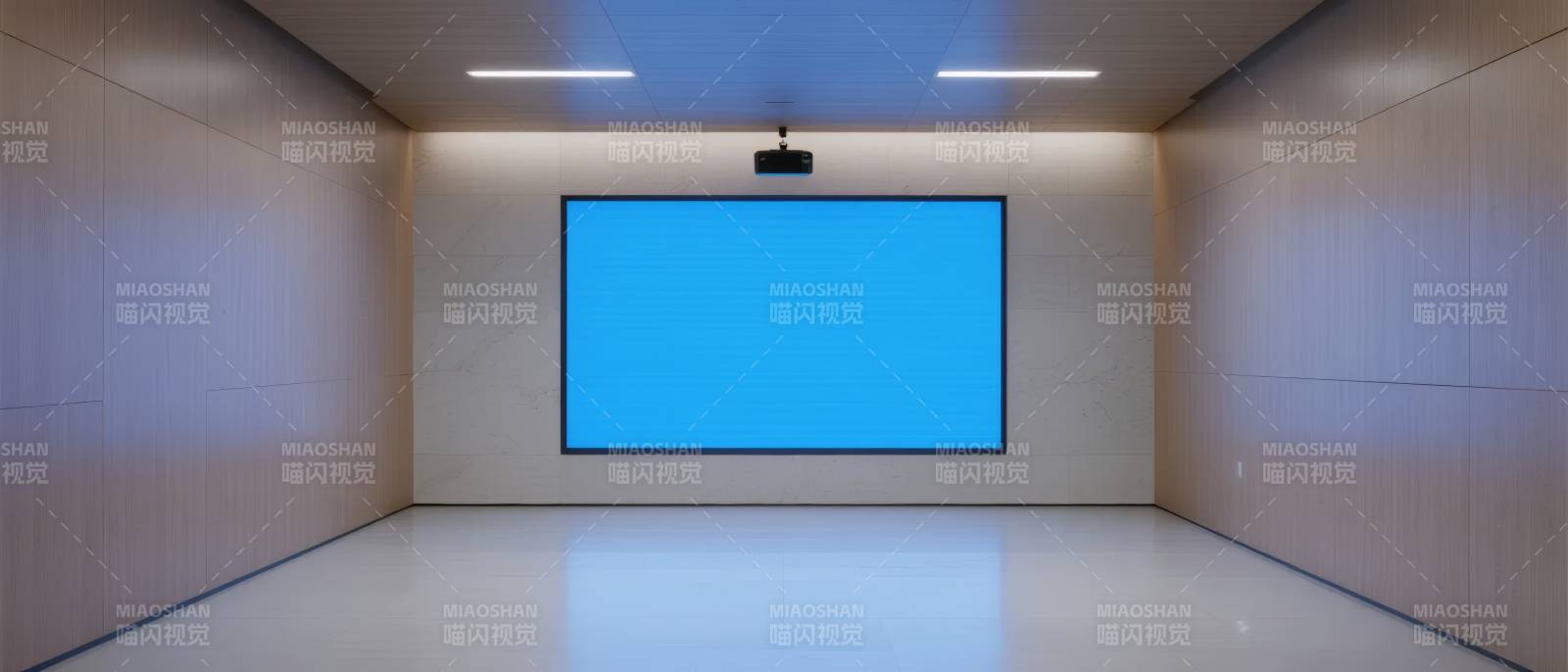 现代简约投影室图片