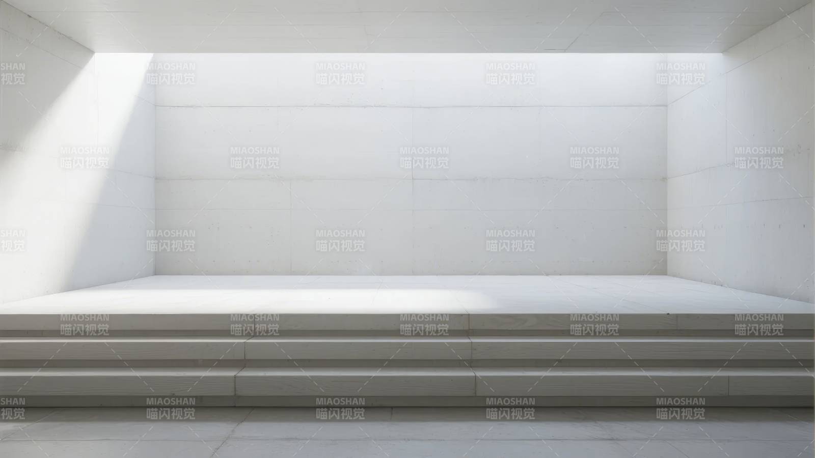 极简白色空间图片