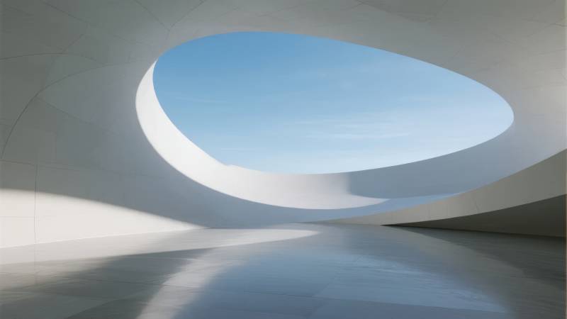 天窗光影交错图片