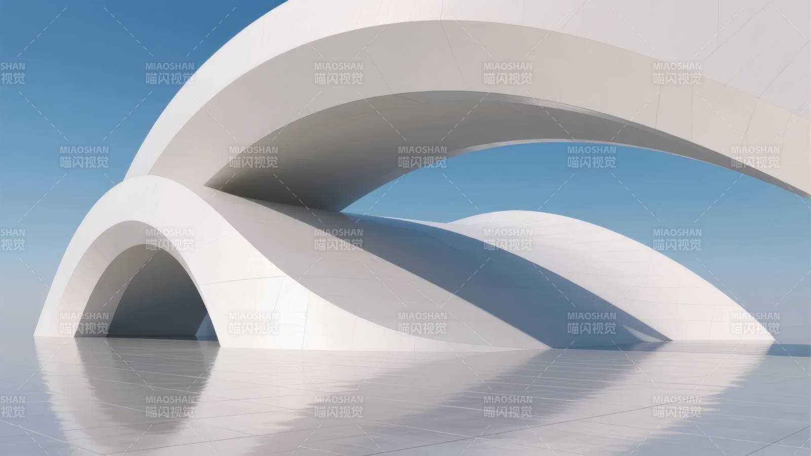 流线型建筑艺术图片