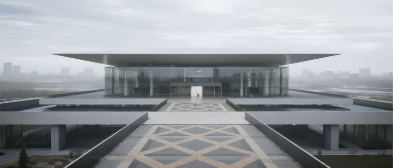 现代建筑艺术馆图片