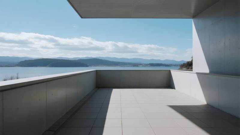 湖景露台 现代简约图片