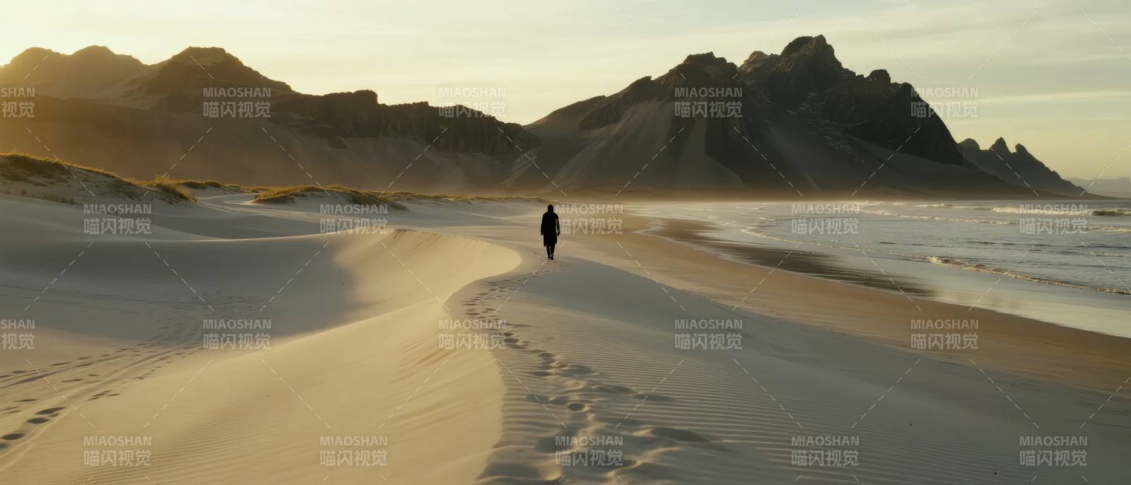 孤影踏沙行图片