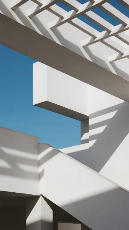 几何光影建筑图片