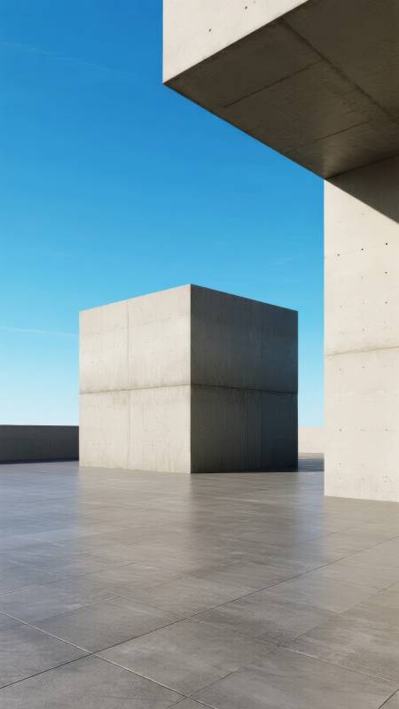 几何建筑光影图片