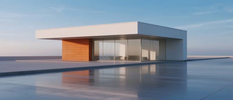 现代极简建筑图片