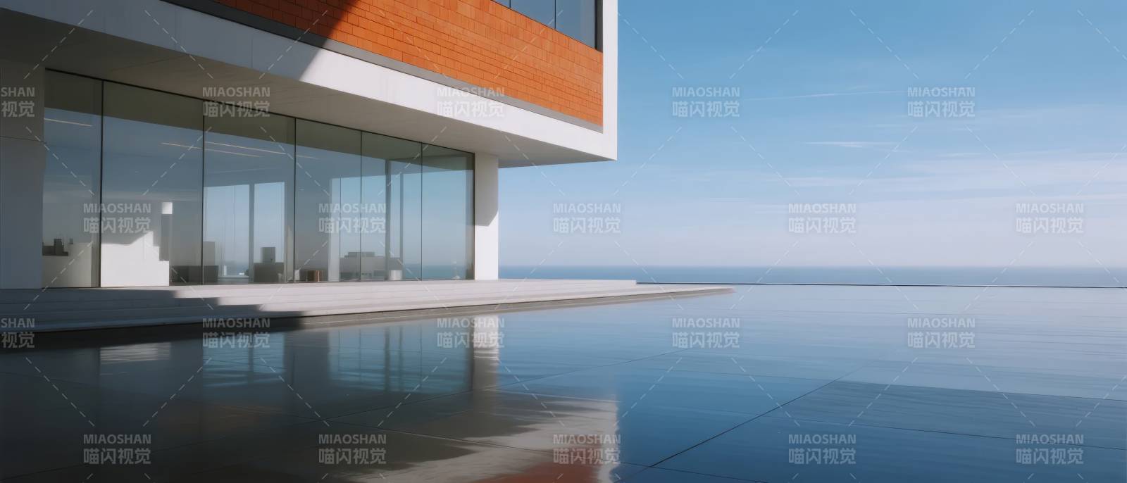 现代海景泳池别墅图片