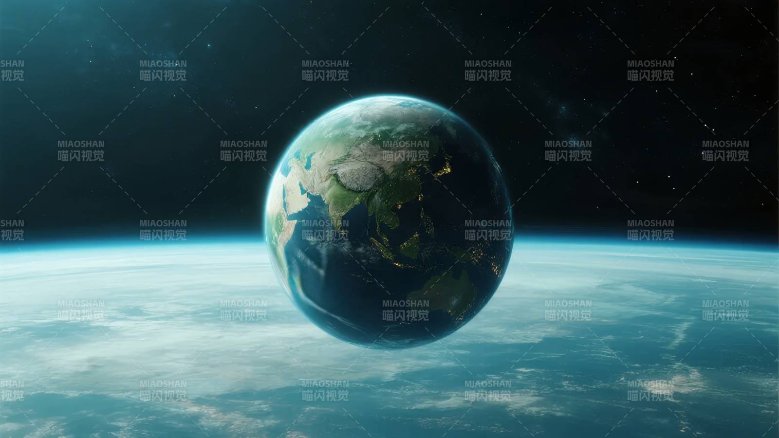 地球从太空俯瞰图片