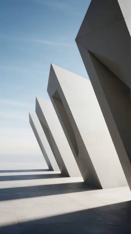 几何建筑光影图片