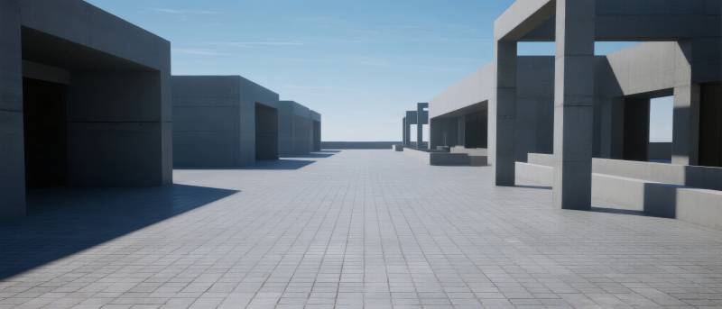 现代建筑群落图片