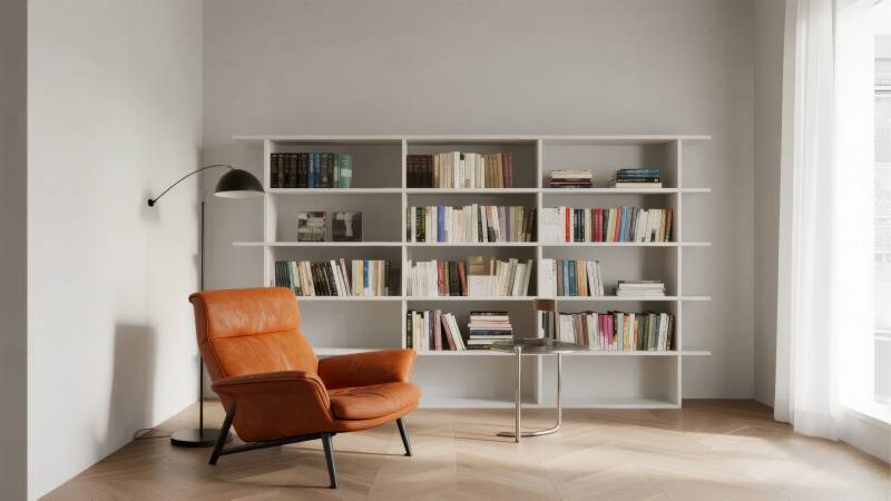 简约书房一角图片