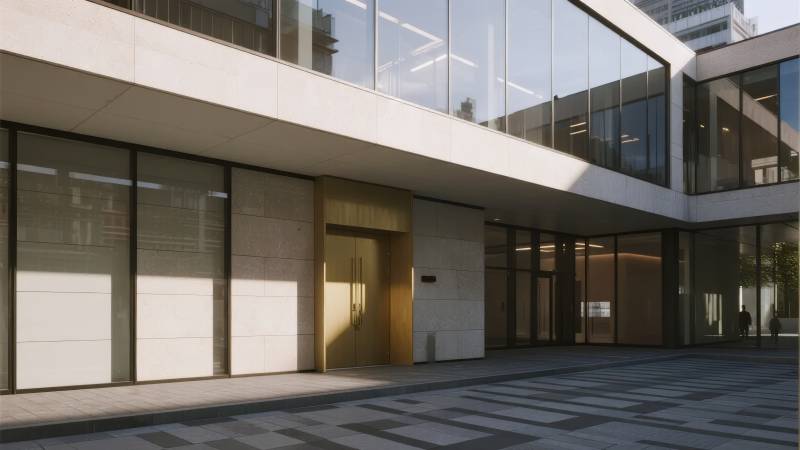 现代建筑入口图片