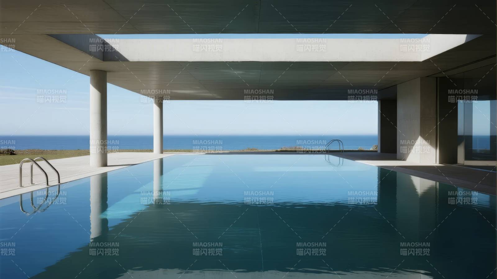 海景泳池 现代建筑图片