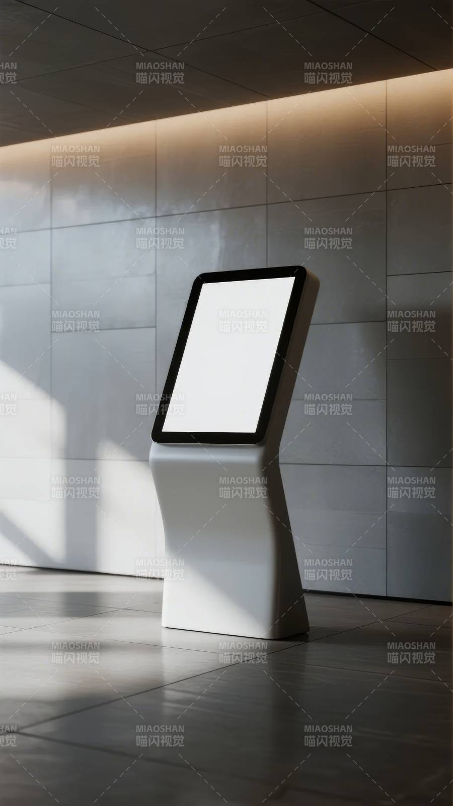 现代触控展示台图片