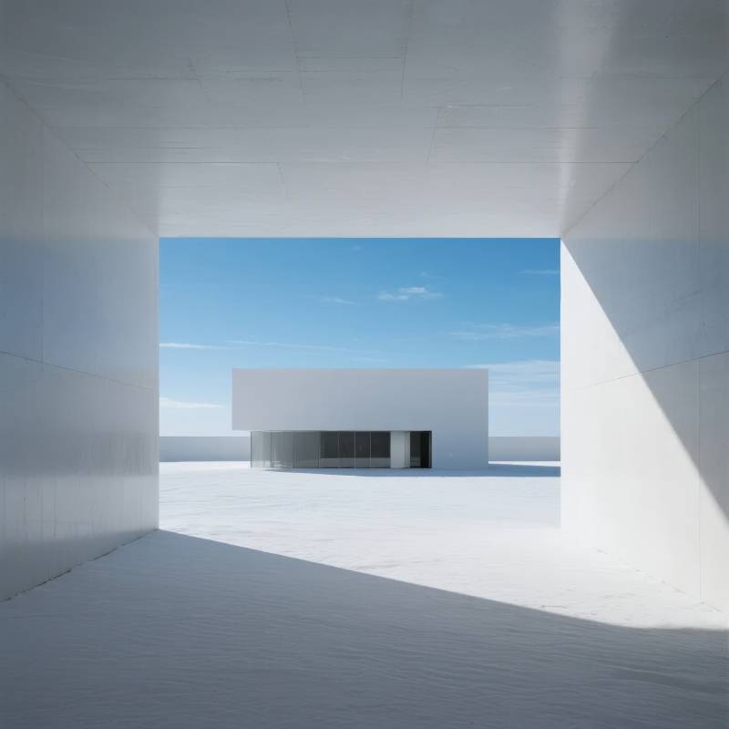 极简建筑之境图片