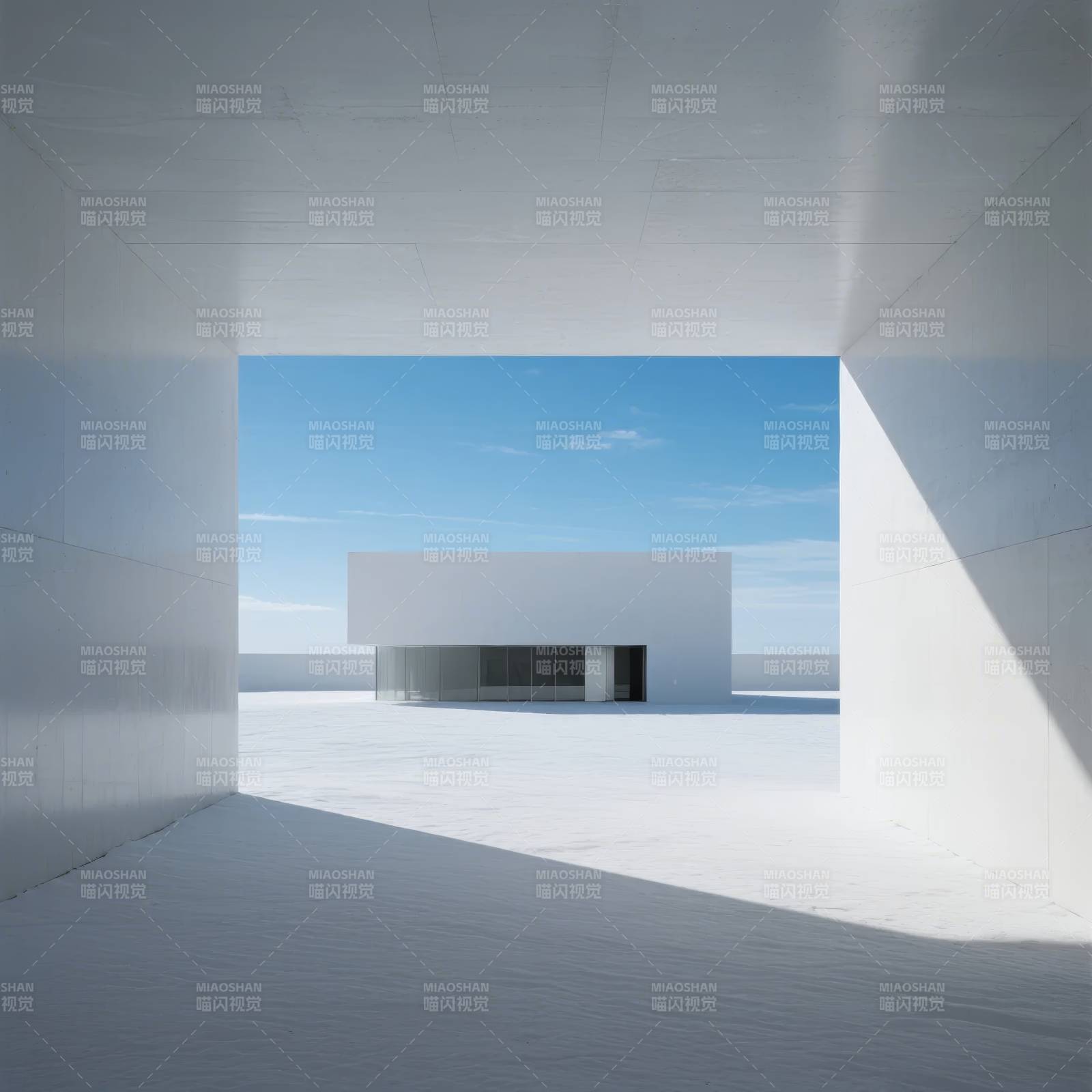 极简建筑之境图片