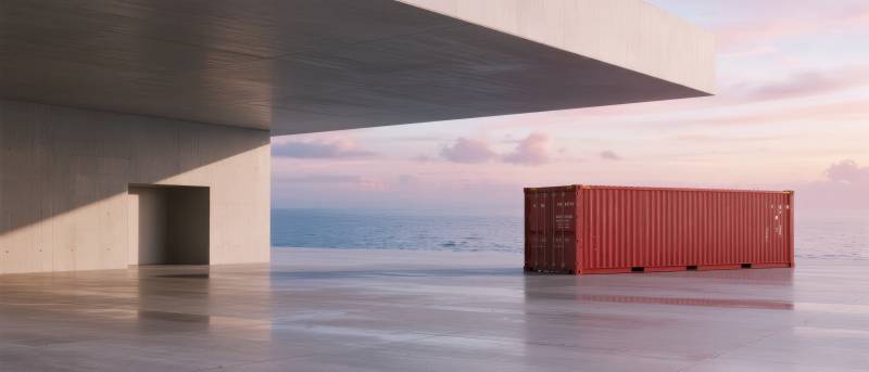 集装箱与现代建筑图片