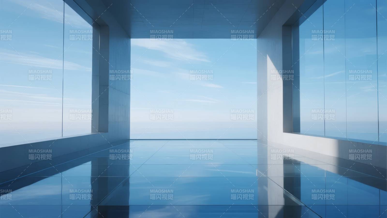 极简空间 天际无垠图片