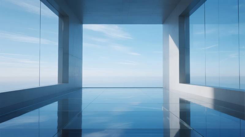 极简空间 天际无垠图片