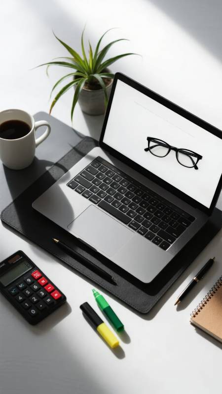 办公桌面静物图图片