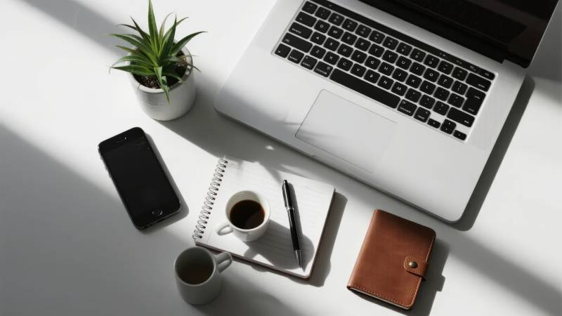 简约办公桌面图片