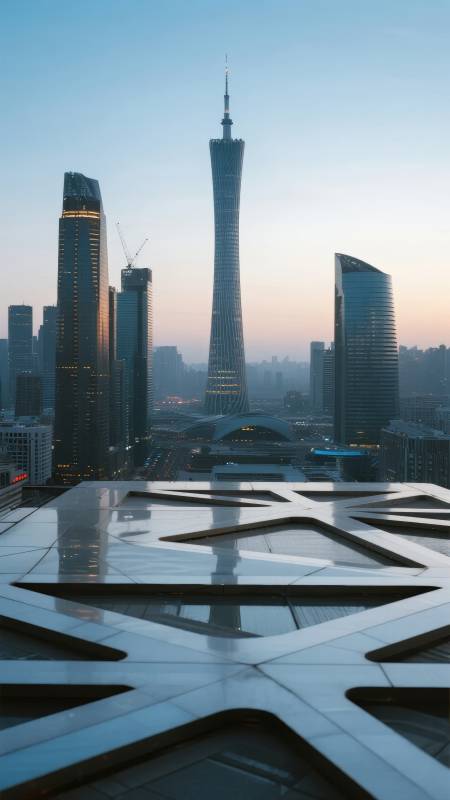 广州塔天际线图片