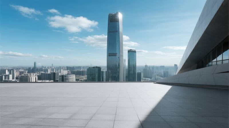 城市天际线图片