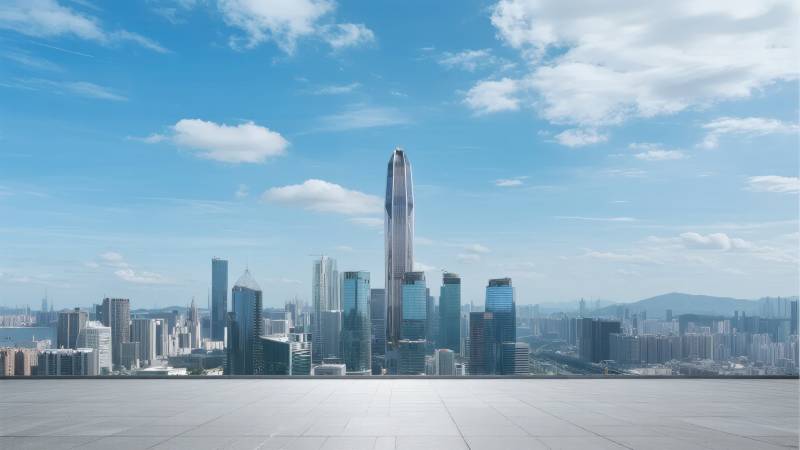 城市天际线图片