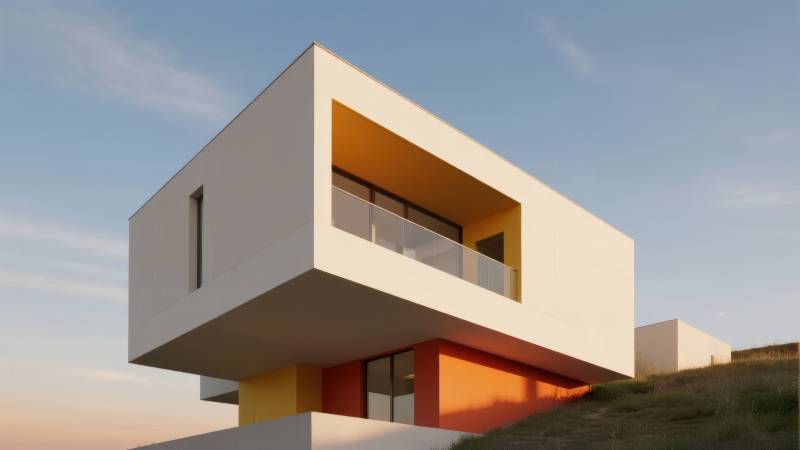 现代几何住宅图片