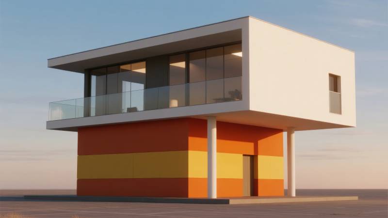 现代色彩住宅图片