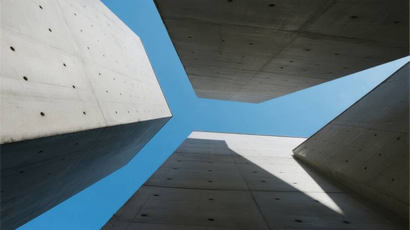 几何混凝土建筑图片