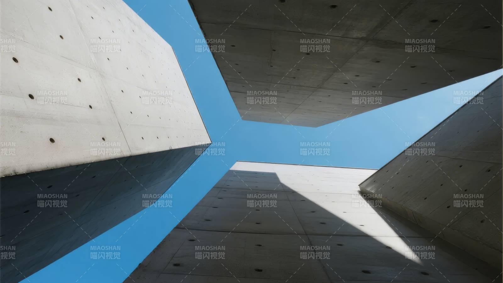 几何混凝土建筑图片