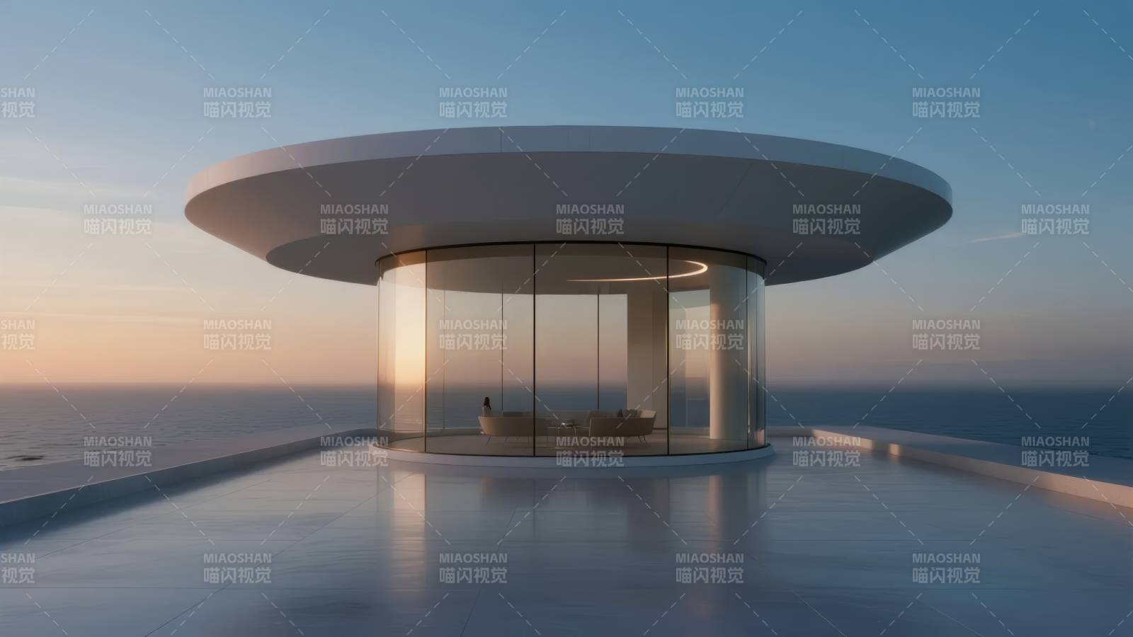 海上圆顶观景台图片