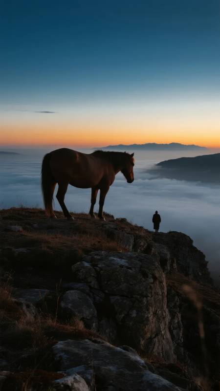 马立崖边 人影渺茫图片