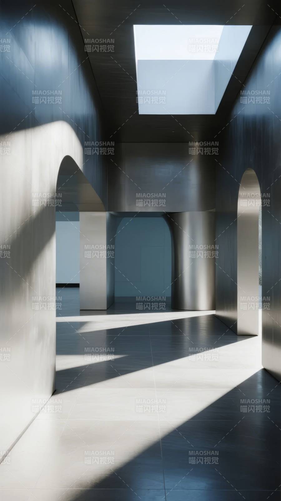 光影交错的现代空间图片