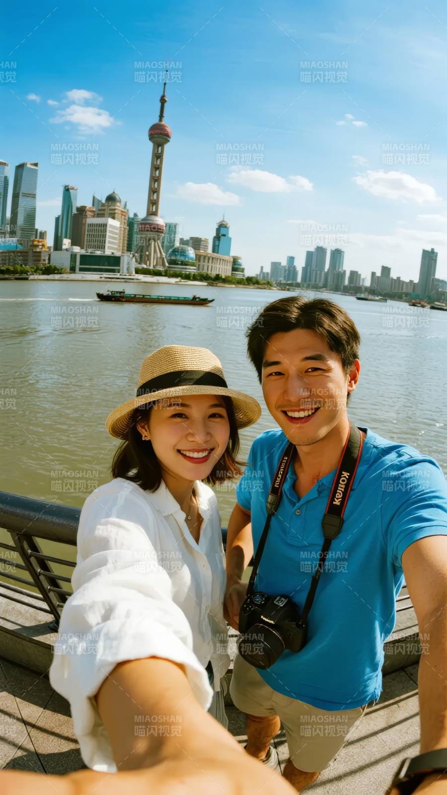 上海情侣自拍留念图片