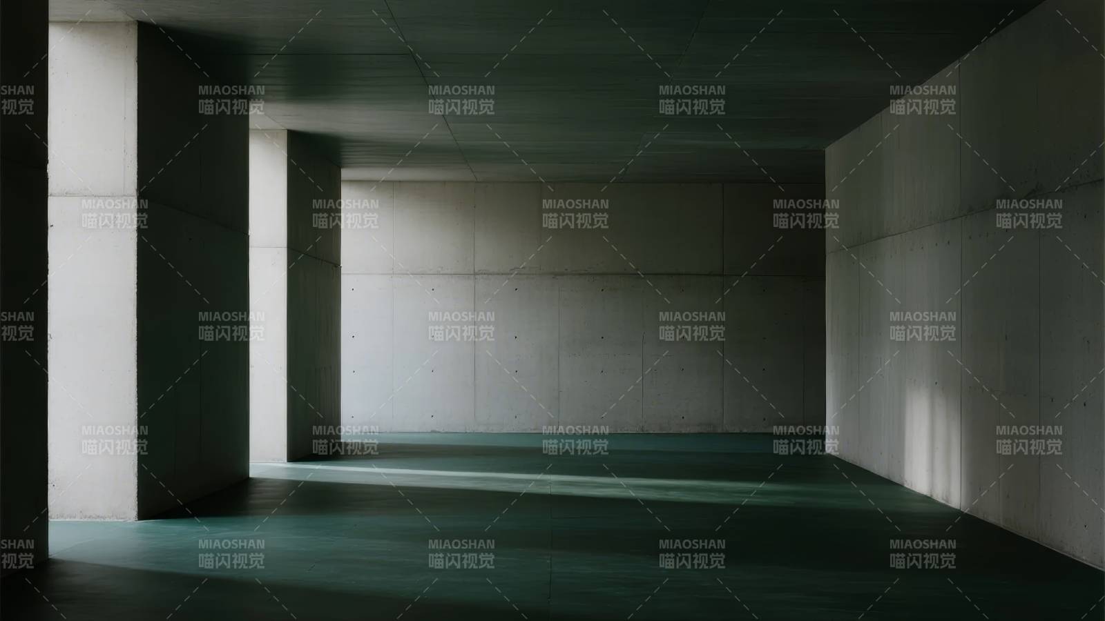 空旷的混凝土空间图片