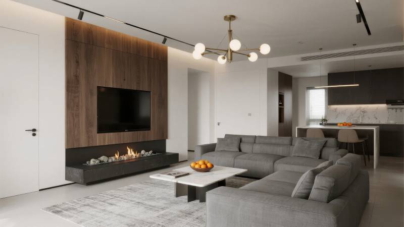 现代简约客厅设计图片