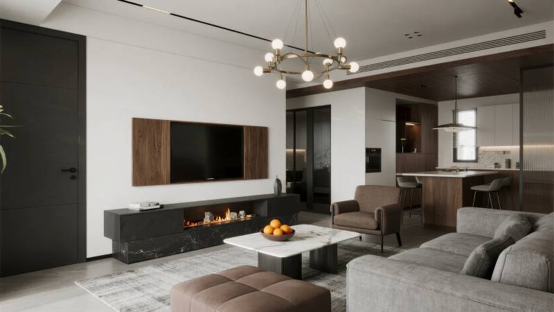 现代简约客厅设计图片