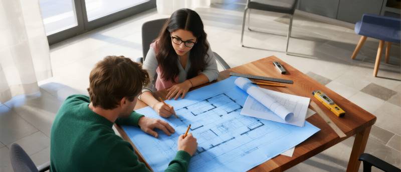 设计师共绘图纸图片