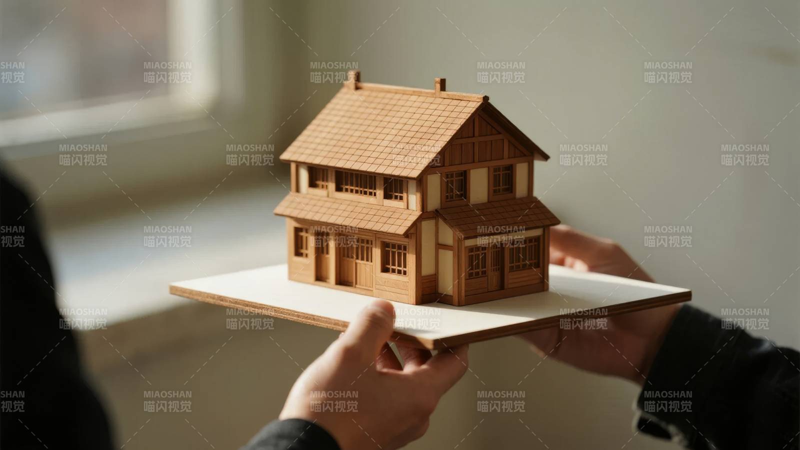 精致木屋模型展示图片