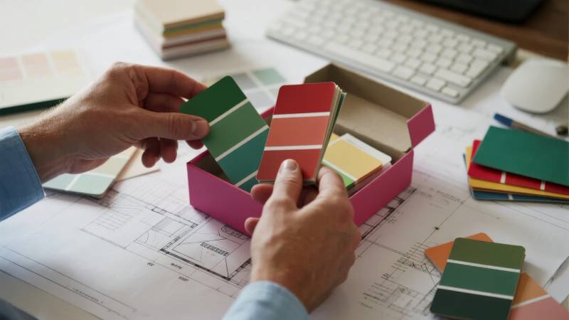 色彩搭配设计中图片