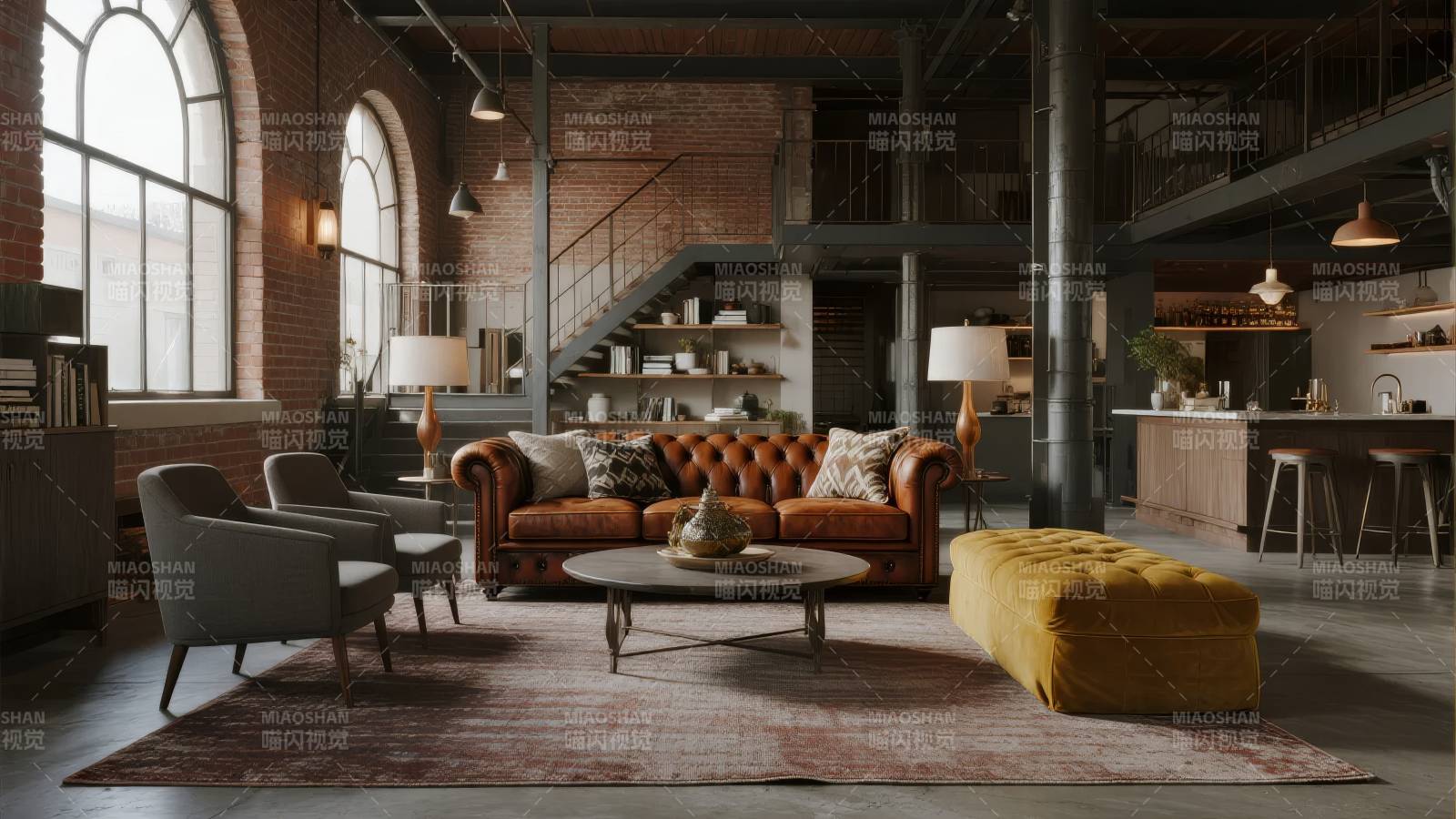 工业风客厅设计图片
