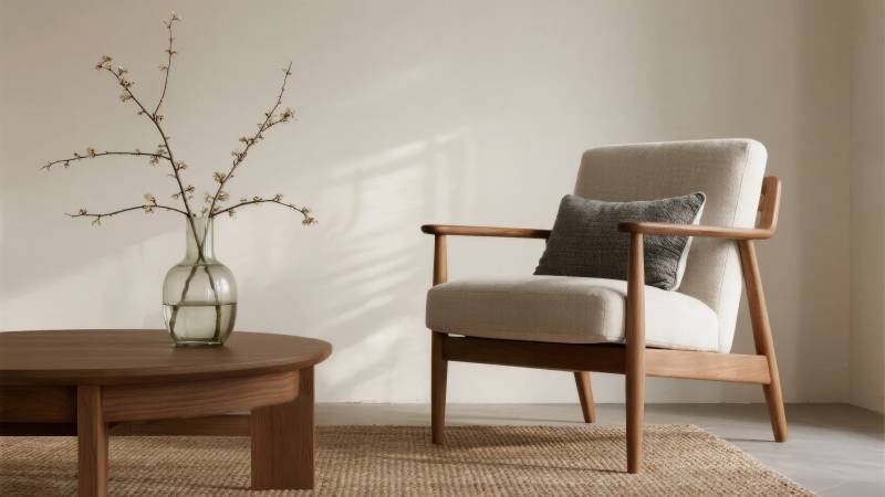 简约客厅一角图片