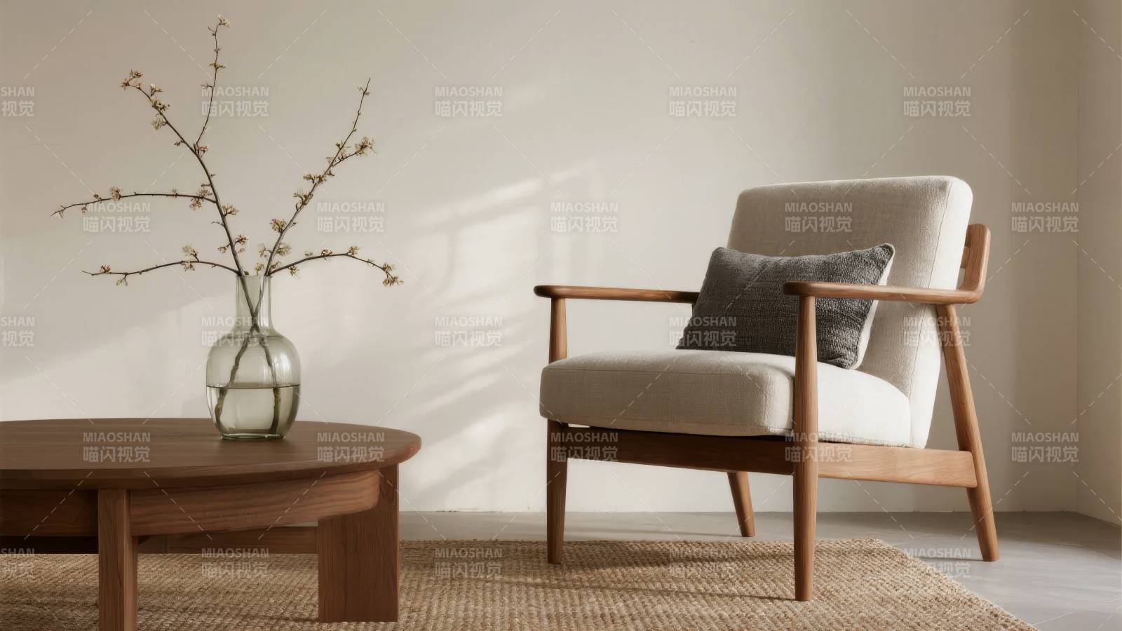 简约客厅一角图片