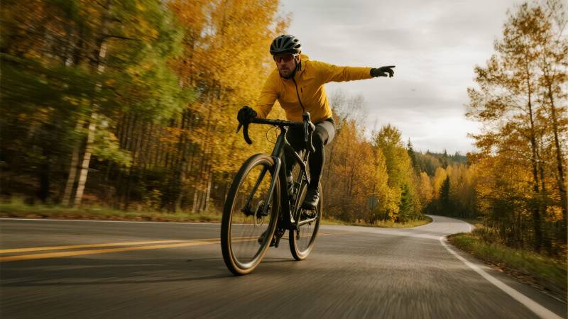 秋日骑行 畅享自然图片